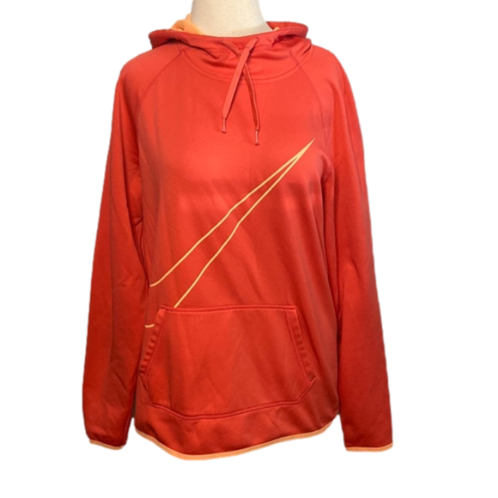 Nike DRI-Fit Hoodie Kangaroo Pocket Salmon L
